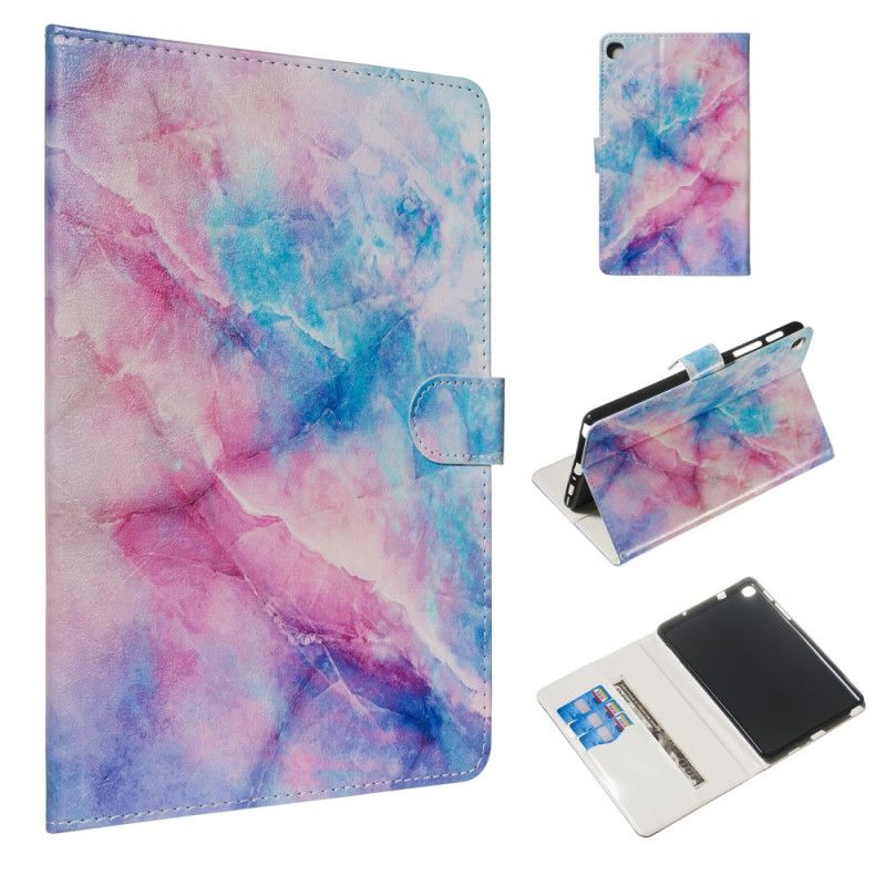 Flip Cover Samsung Galaxy Tab A 8" (2019) Mobilcover Farverigt Marmoreret Mønster