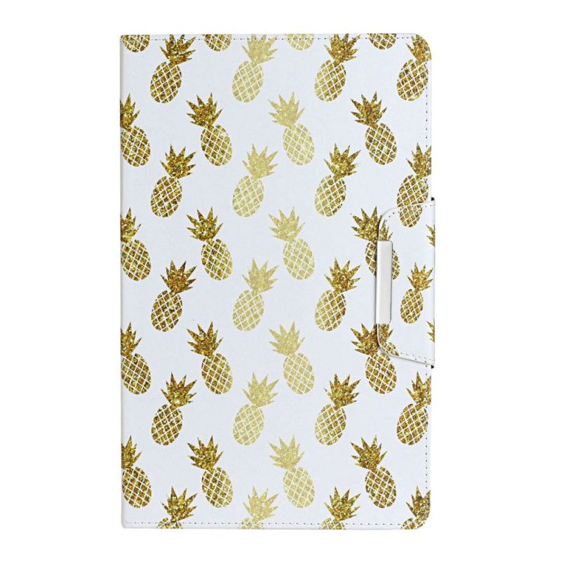 Flip Cover Samsung Galaxy Tab A 8" (2019) Mobilcover Gylden Ananas