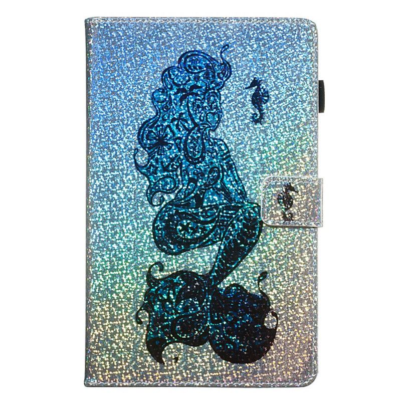 Flip Cover Samsung Galaxy Tab A 8" (2019) Mobilcover Havfrue Glitter