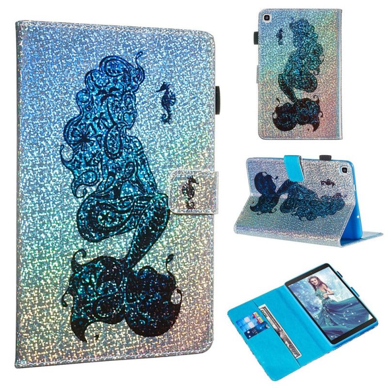 Flip Cover Samsung Galaxy Tab A 8" (2019) Mobilcover Havfrue Glitter