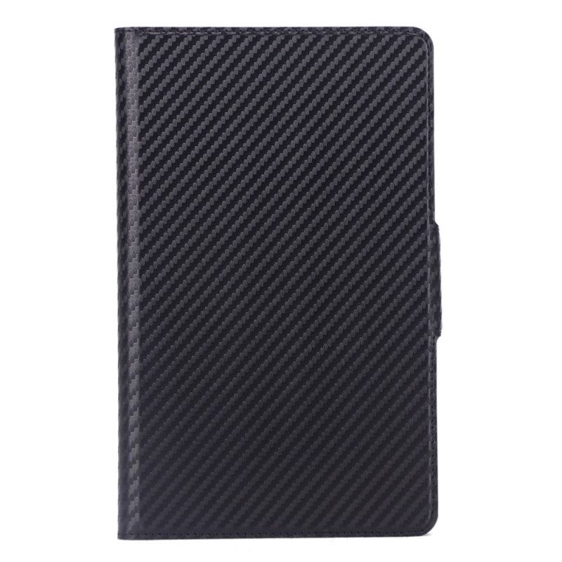 Flip Cover Samsung Galaxy Tab A 8" (2019) Sort Fin Kulfiber