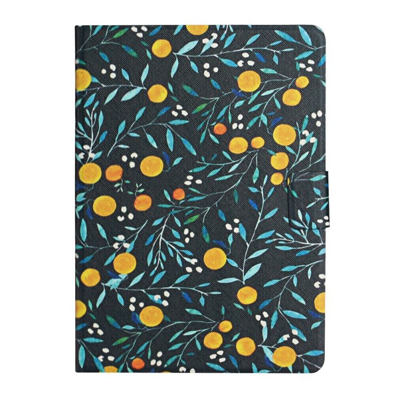 Flip Cover Samsung Galaxy Tab A 8" (2019) Sort Sæt Blomster