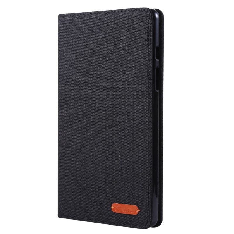 Flip Cover Samsung Galaxy Tab A 8" (2019) Sort Vævet Tekstur