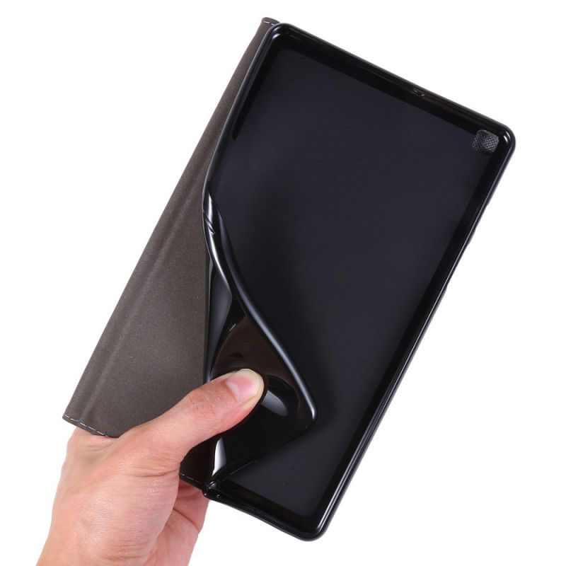 Flip Cover Samsung Galaxy Tab A 8" (2019) Sort Vævet Tekstur