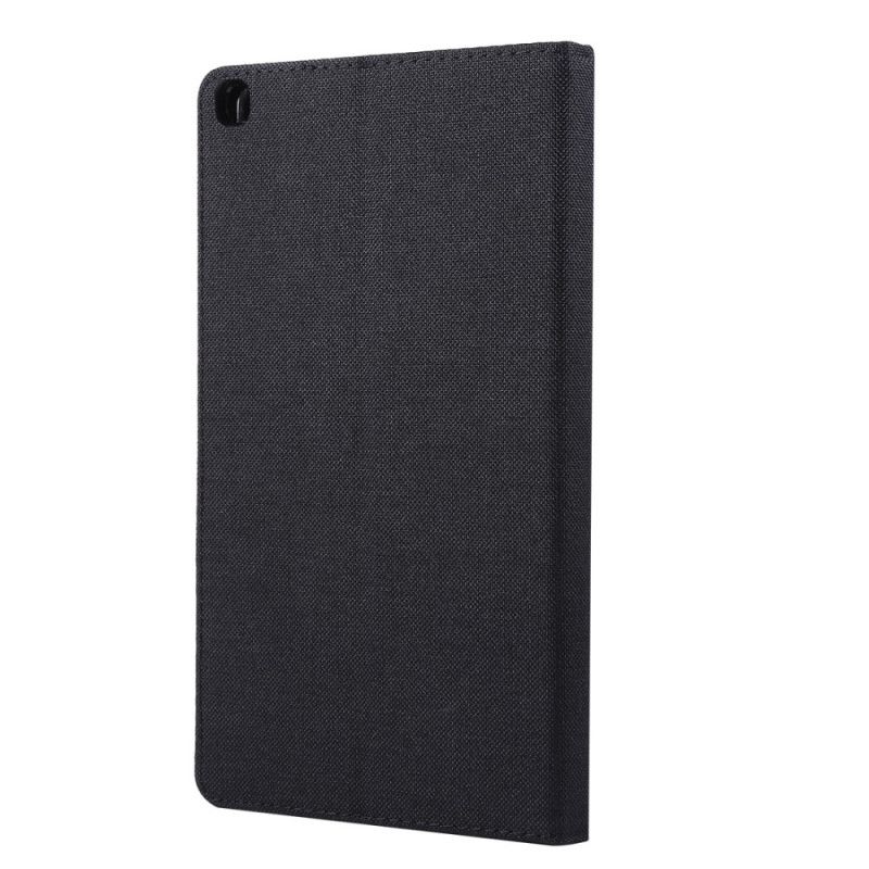 Flip Cover Samsung Galaxy Tab A 8" (2019) Sort Vævet Tekstur