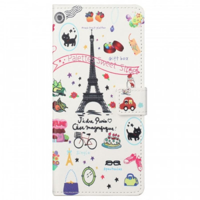 Flip Cover Google Pixel 6A Paris Fejrer