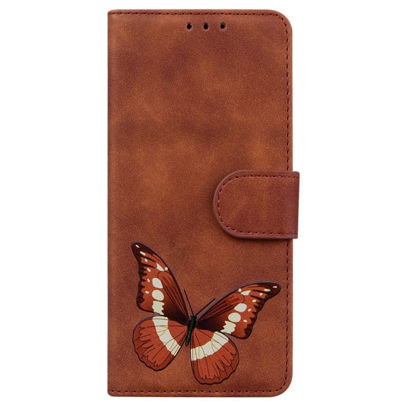 Læder Cover Google Pixel 6A United Butterfly