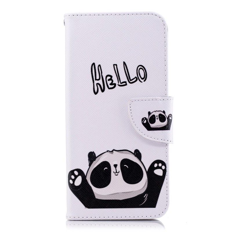 Flip Cover LG G7 ThinQ Mobilcover Hej Panda