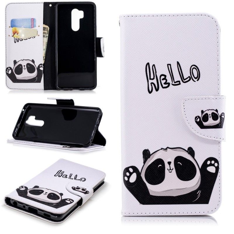 Flip Cover LG G7 ThinQ Mobilcover Hej Panda