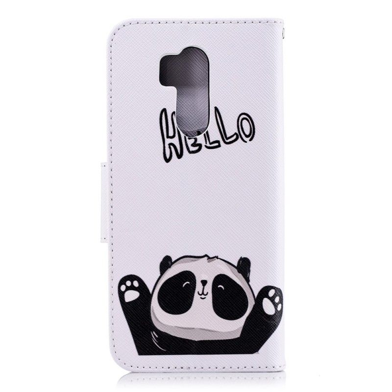 Flip Cover LG G7 ThinQ Mobilcover Hej Panda