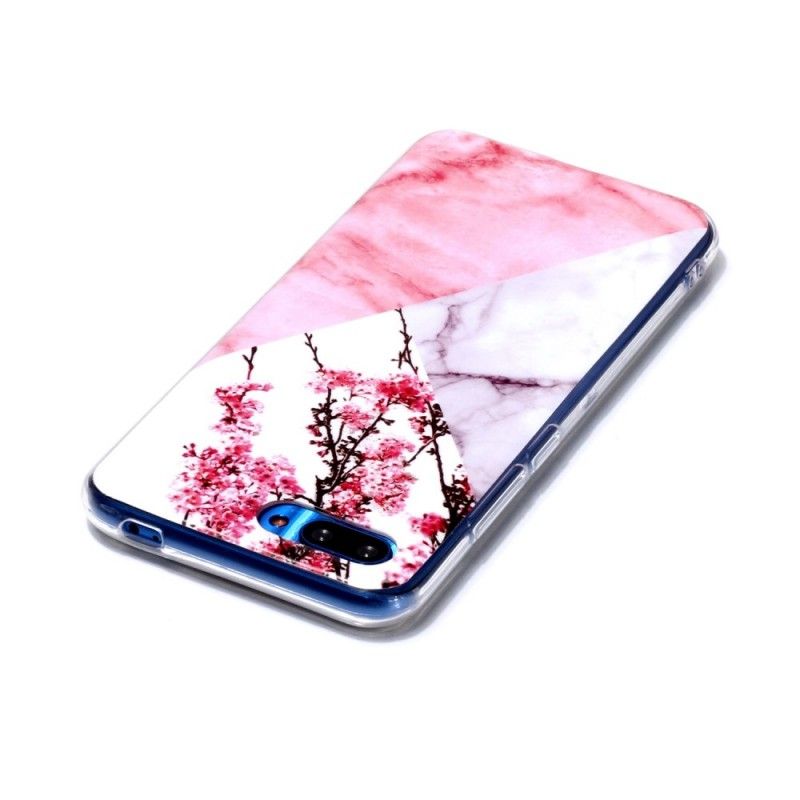 Cover Honor 10 Marmoreret Blomme Original