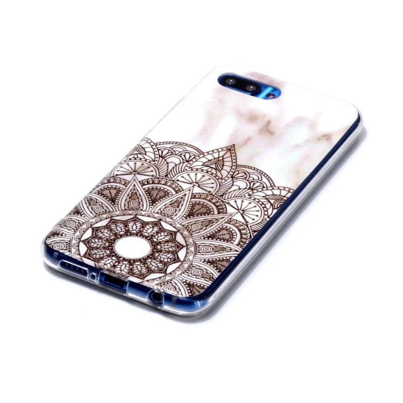 Cover Honor 10 Marmoreret Mandala