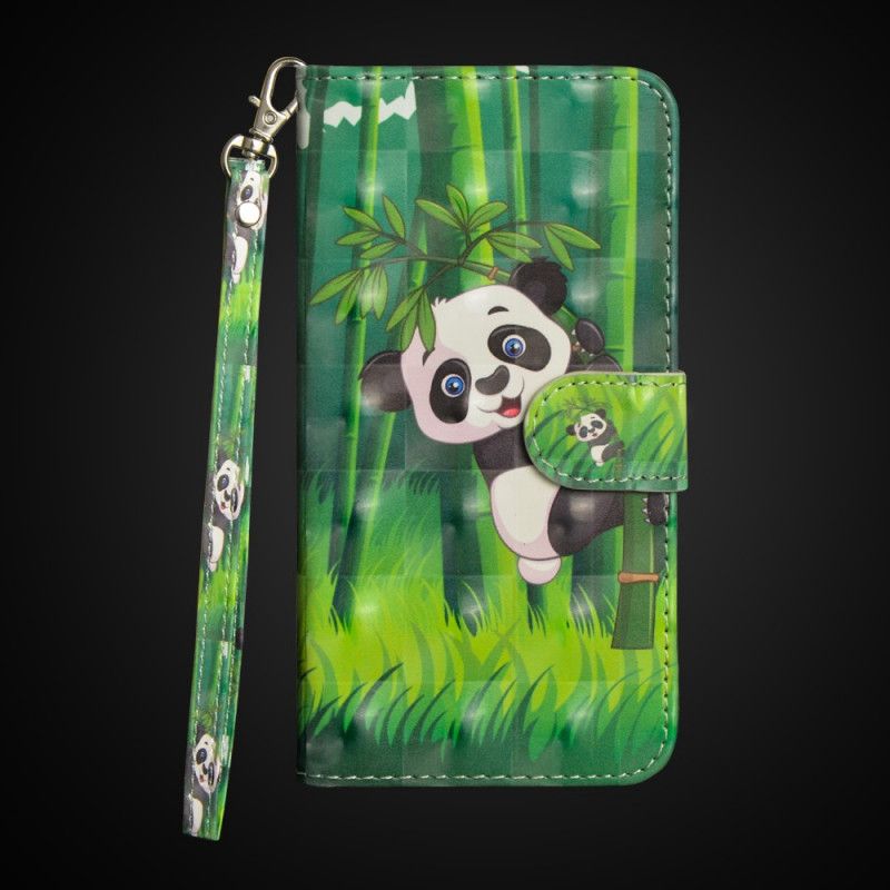 Flip Cover Honor 10 Panda Og Bambus