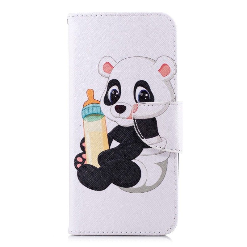 Flip Cover Læder for Honor 10 Baby Panda