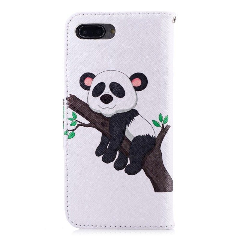 Flip Cover Læder Honor 10 Doven Panda