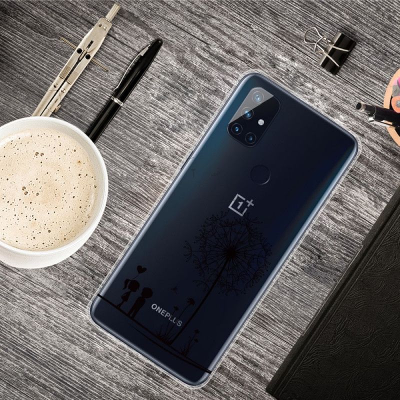 Cover for OnePlus Nord N100 Mælkebøtte Kærlighed