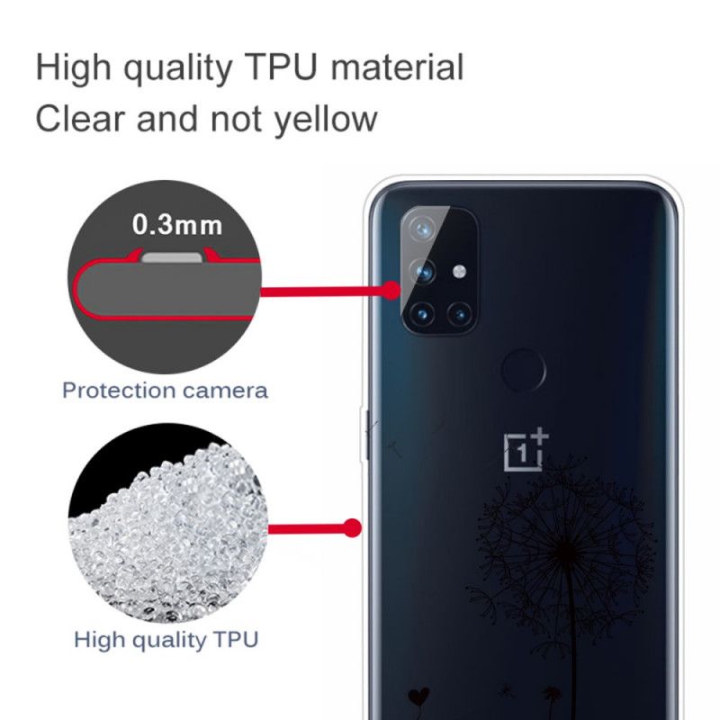 Cover for OnePlus Nord N100 Mælkebøtte Kærlighed