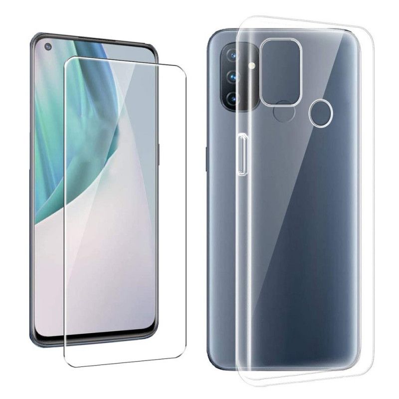 Cover OnePlus Nord N100 Mobilcover Combo Til Skærm Og Hærdet Glas