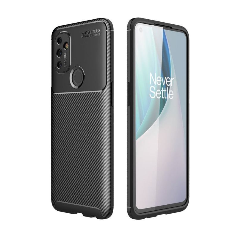 Cover OnePlus Nord N100 Sort Fleksibel Kulfiber Original