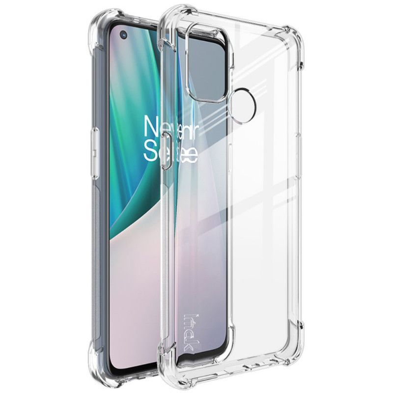 Cover OnePlus Nord N100 Sort Gennemsigtig Imak