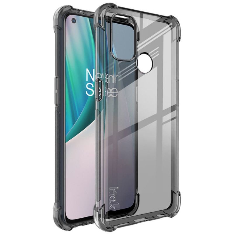 Cover OnePlus Nord N100 Sort Gennemsigtig Imak