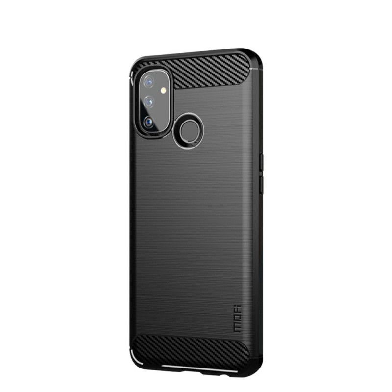 Cover OnePlus Nord N100 Sort Mofi Børstet Kulfiber