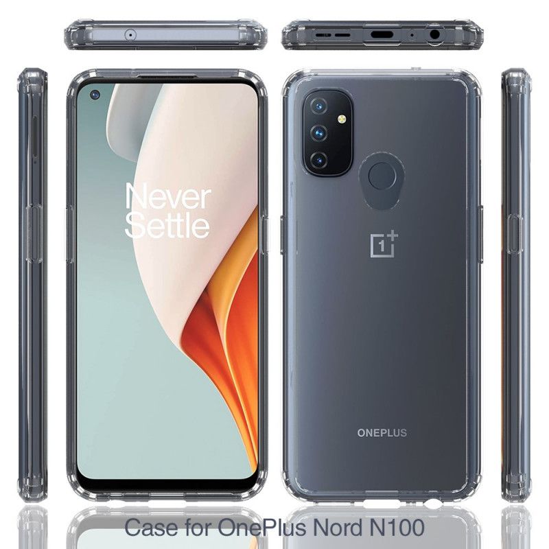 Cover OnePlus Nord N100 Transparent Hybrid Design Original