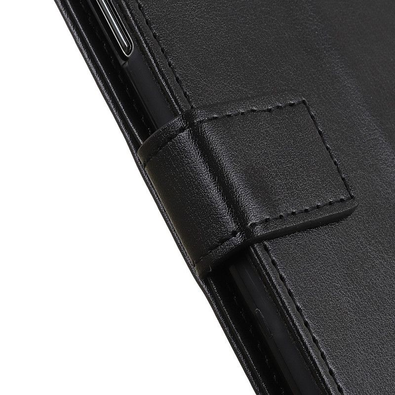 Flip Cover Læder for OnePlus Nord N100 Sort Læderstil