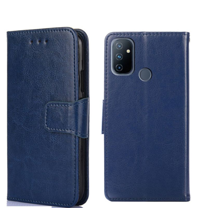 Flip Cover OnePlus Nord N100 Sort Mobilcover Farve Læder Stil