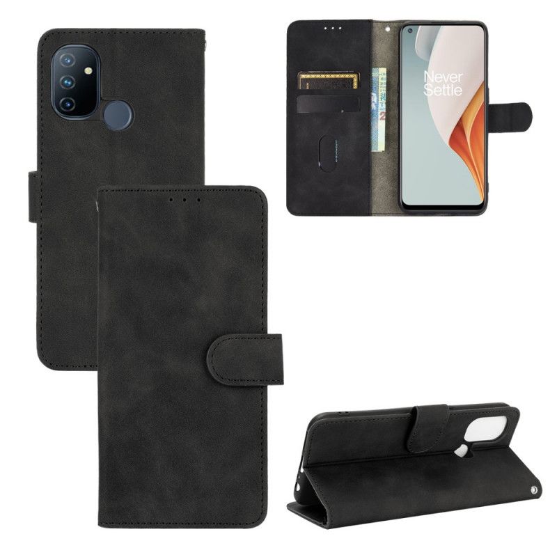 Flip Cover OnePlus Nord N100 Sort Mobilcover Hud-Berøring