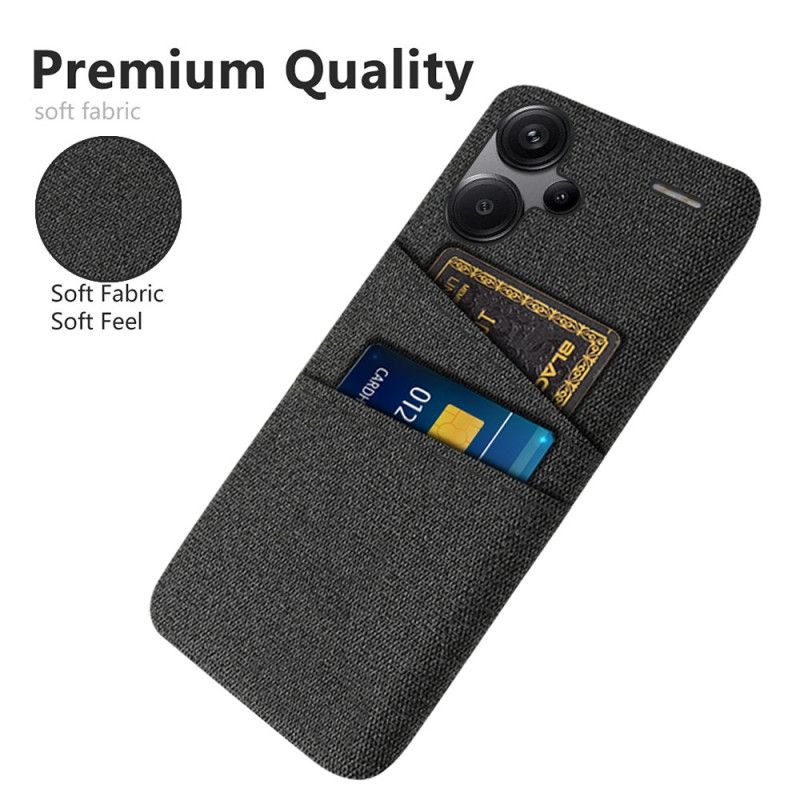 Cover Til Xiaomi Redmi Note 13 Pro Plus 5g Stofkortholder