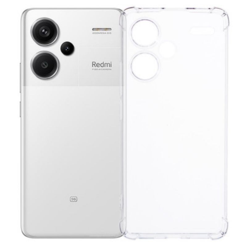 Cover Xiaomi Redmi Note 13 Pro Plus 5g Transparent Med Forstærkede Hjørner