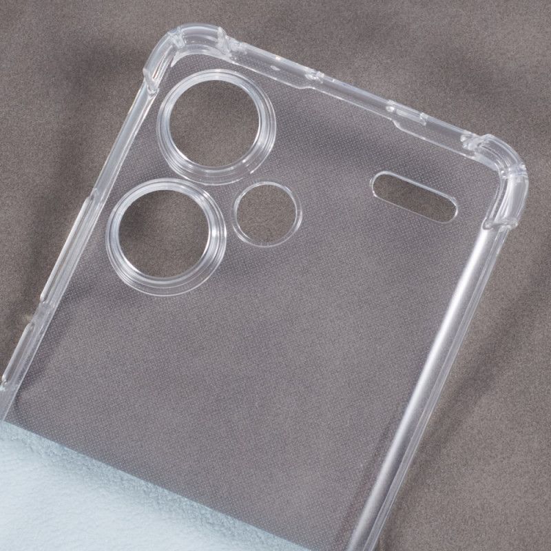 Cover Xiaomi Redmi Note 13 Pro Plus 5g Transparent Med Forstærkede Hjørner