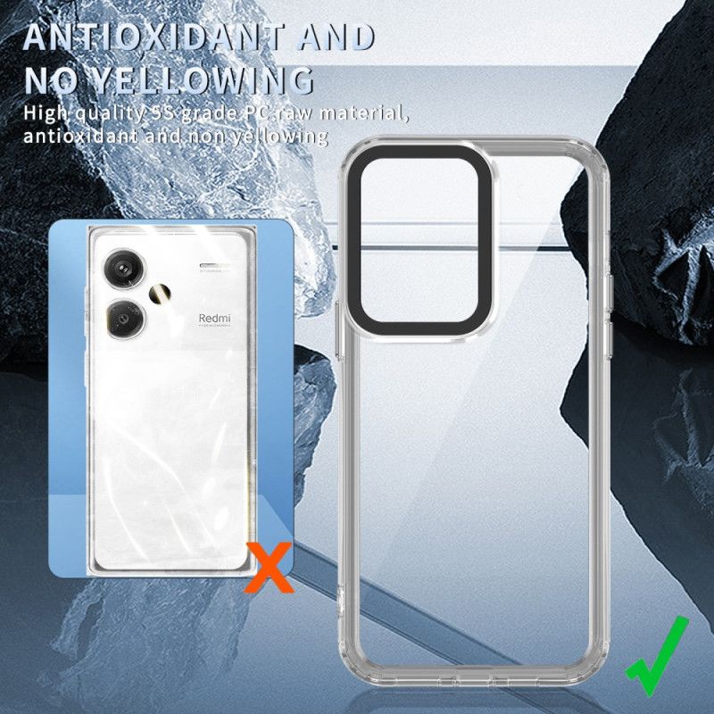 Cover Xiaomi Redmi Note 13 Pro Plus 5g Transparente Metal Style Kanter