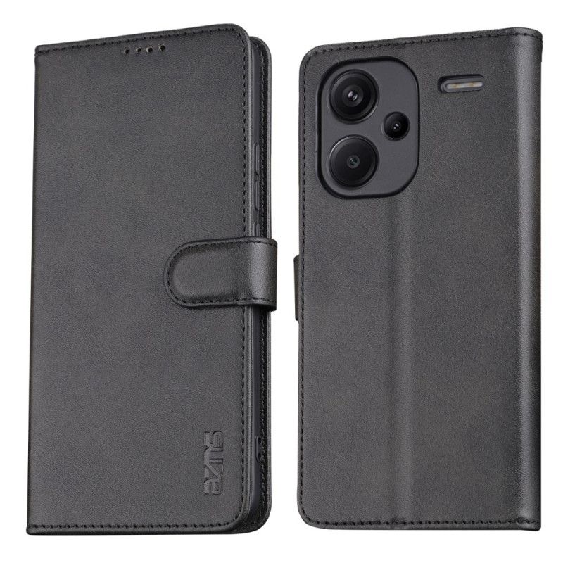 Flip Cover Til Xiaomi Redmi Note 13 Pro Plus 5g Azns Lædereffekt