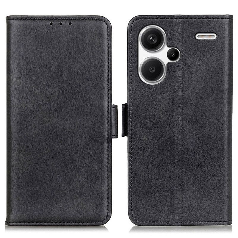 Flip Cover Til Xiaomi Redmi Note 13 Pro Plus 5g Dobbeltlås