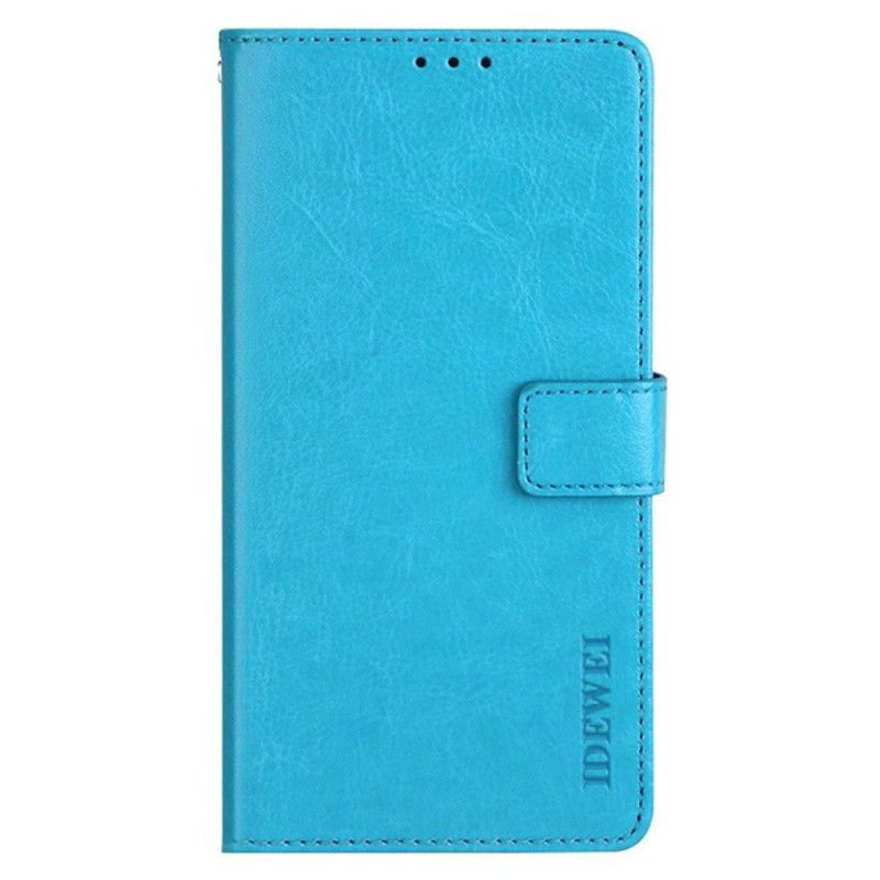 Flip Cover Xiaomi Redmi Note 13 Pro Plus 5g Idewei Lædereffekt