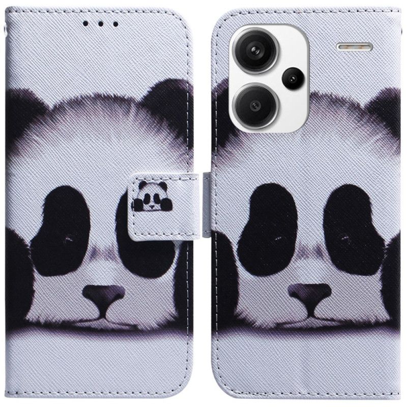 Flip Cover Xiaomi Redmi Note 13 Pro Plus 5g Panda Ansigt