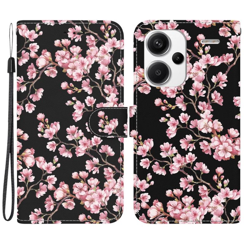 Flip Cover Xiaomi Redmi Note 13 Pro Plus 5g Plum Blossoms Tegnebog