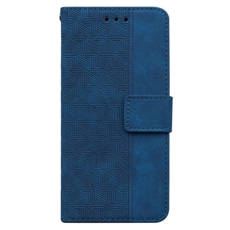 Flip Cover Xiaomi Redmi Note 13 Pro Plus 5g Strappy Vævet Mønster