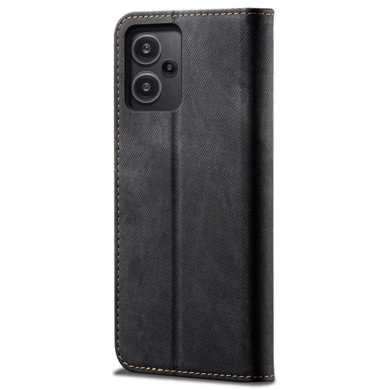 Læder Cover Xiaomi Redmi Note 13 Pro Plus 5g Jeansstof