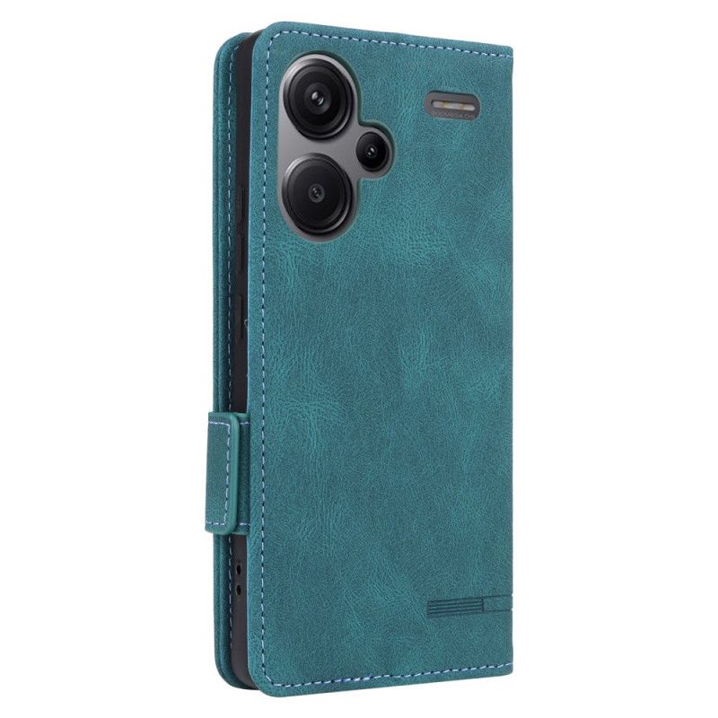 Læder Cover Xiaomi Redmi Note 13 Pro Plus 5g Retro Style