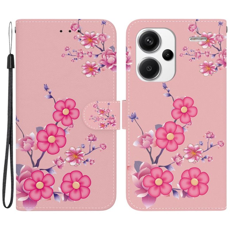 Læder Cover Xiaomi Redmi Note 13 Pro Plus 5g Sakura Rem