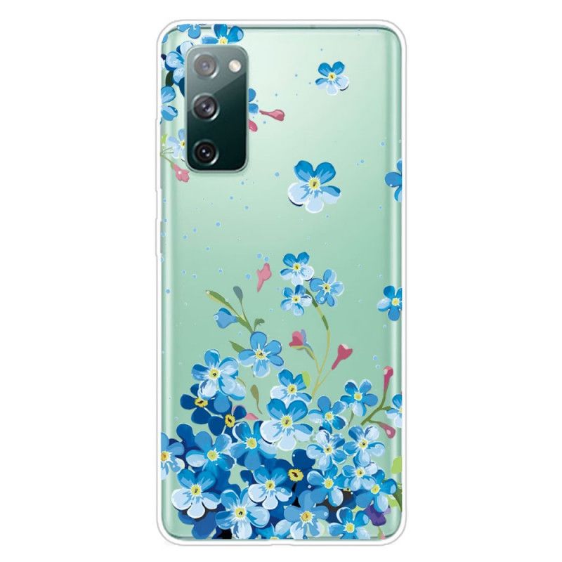 Cover for Samsung Galaxy S20 FE Blå Blomster