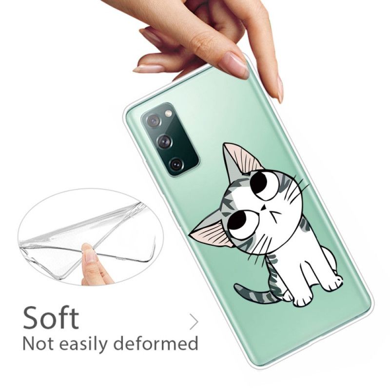 Cover for Samsung Galaxy S20 FE Charmerende Kat