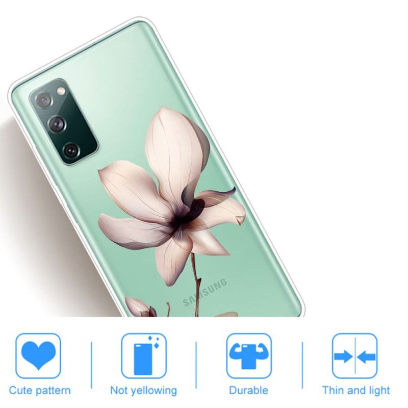 Cover for Samsung Galaxy S20 FE Premium Blomster