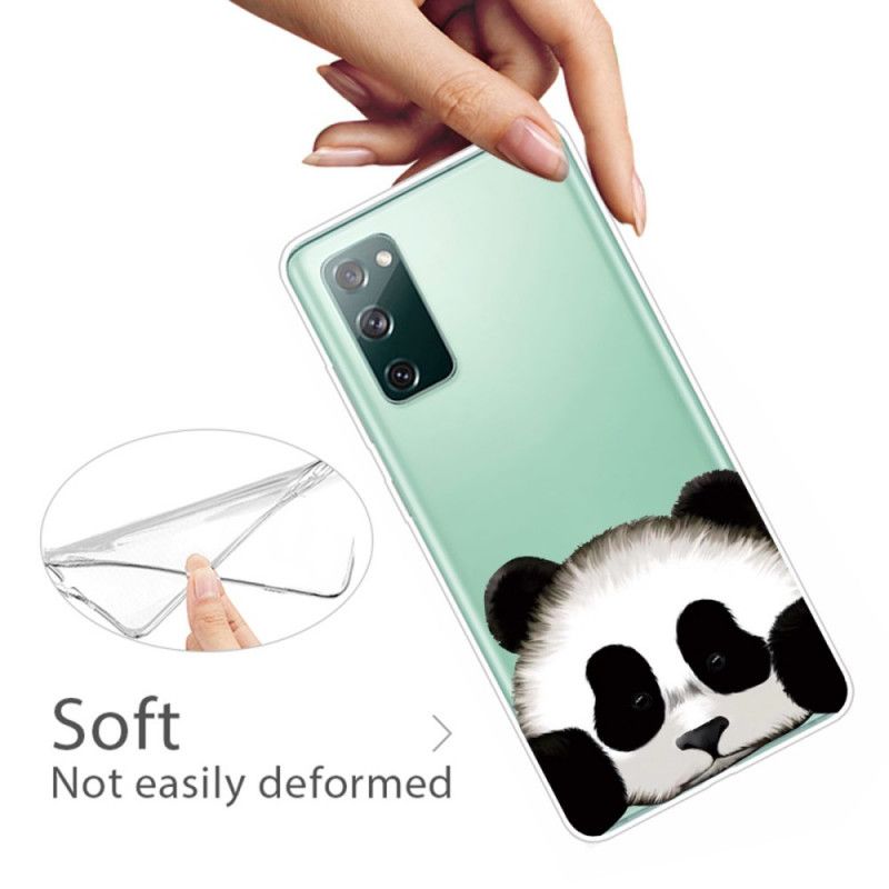 Cover Samsung Galaxy S20 FE Gennemsigtig Panda Original