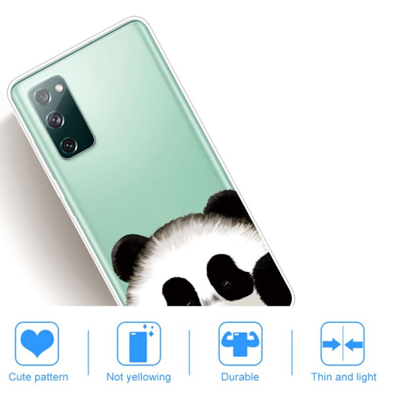 Cover Samsung Galaxy S20 FE Gennemsigtig Panda Original