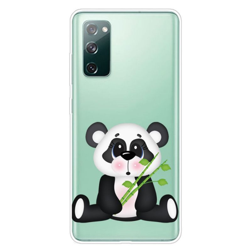 Cover Samsung Galaxy S20 FE Gennemsigtig Trist Panda