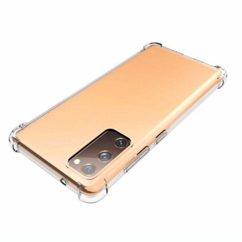 Cover Samsung Galaxy S20 FE Gennemsigtige Forstærkede Hjørner